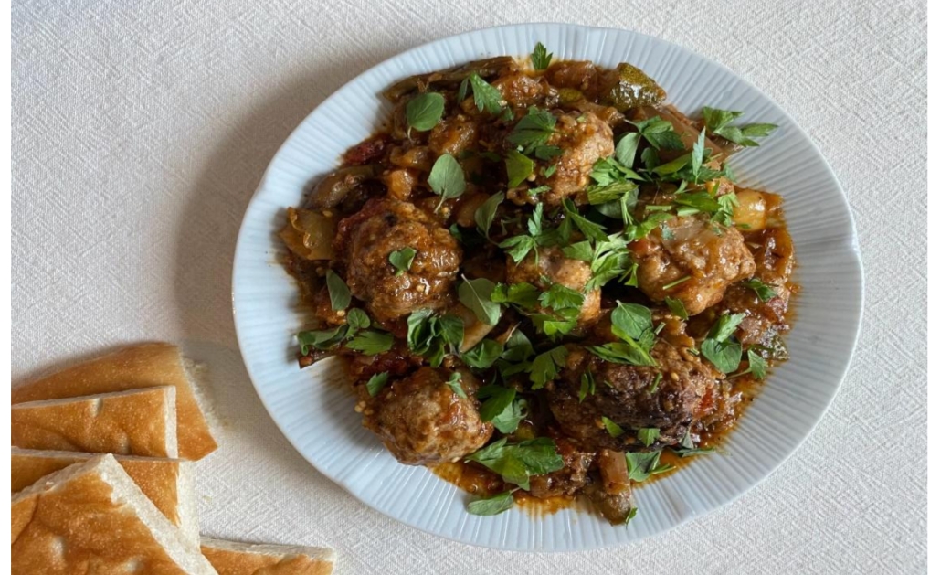 Roasted Eggplant Meatballs